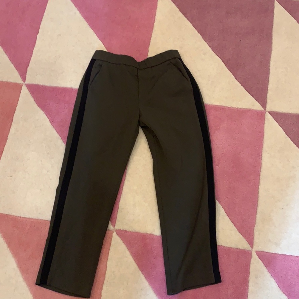Zara cropped pants girls size 9
